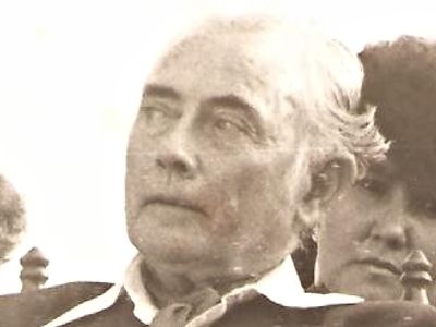 Retrato de José Ángel Espinoza «Ferrusquilla», compositor y actor sinaloense.