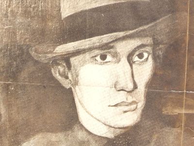 Retrato de Gilberto Owen, poeta sinaloense del grupo Los Contemporáneos.