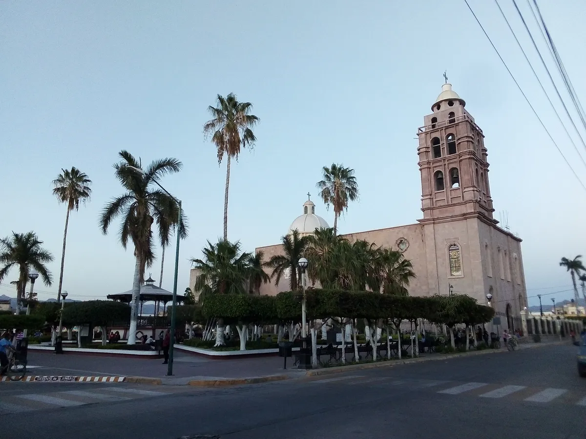El Templo de San Francisco de Asís, en el centro de Escuinapa de Hidalgo.